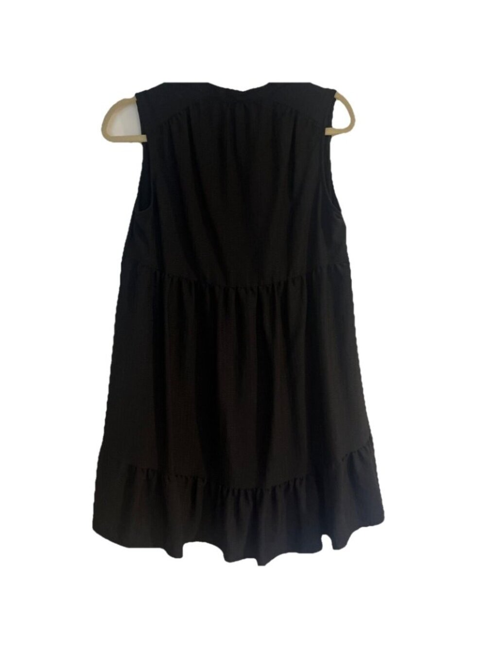 whimseygoth Anthropologie Maeve Shira Tiered Tunic Dress Plus Sz S Sleeveless Li - Picture 5 of 12